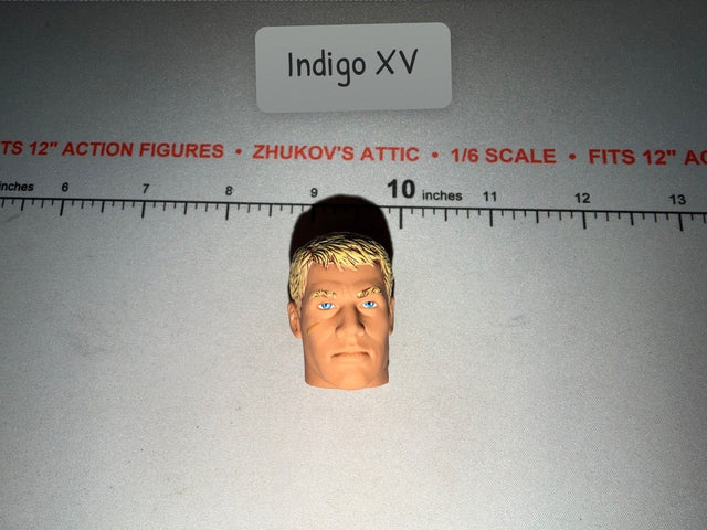 1/6 Scale Male Head Sculpt Blonde Hair - GI Joe