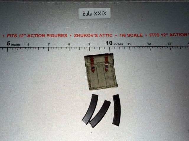 1/6 Scale WWII Russian Ammunition Pouch - PPS-43