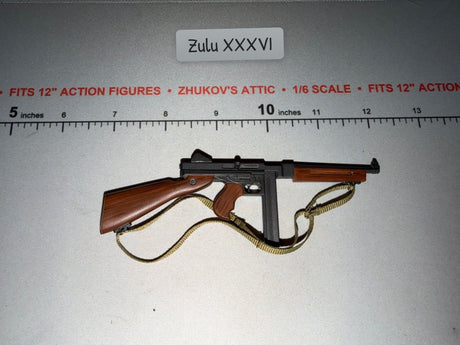 1/6 Scale WWII US Thompson Submachine Gun with Sling