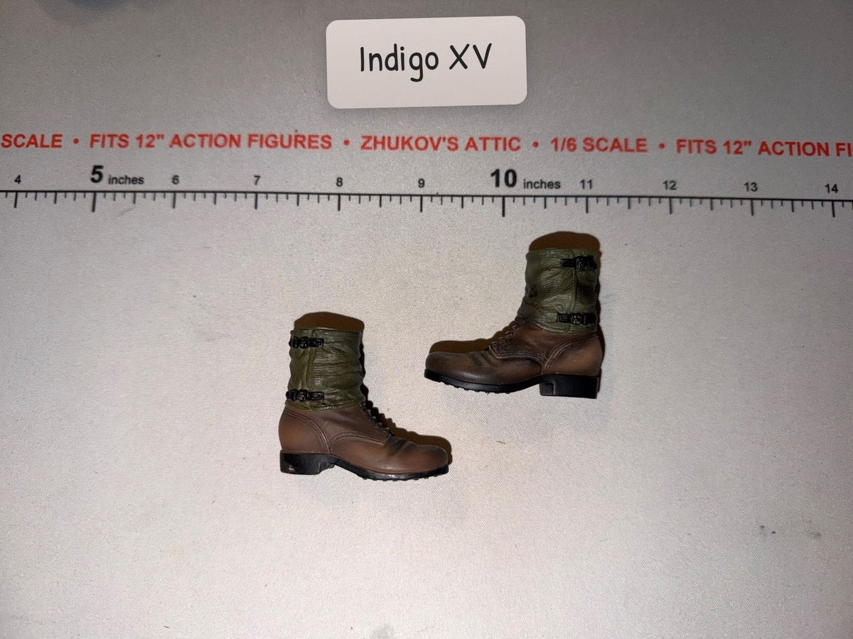 1/6 Scale WWII German Boots with Gaiters - Dragon