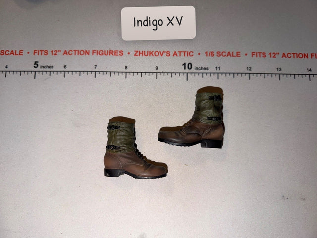 1/6 Scale WWII German Boots with Gaiters - Dragon