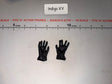 1/6 Scale Modern Black Gloves