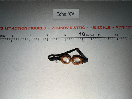1/6 Scale WWII German Aviation Goggles with Strap - GI Joe