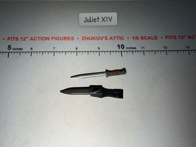 1/6 Scale WWII German Bayonet with Sheath