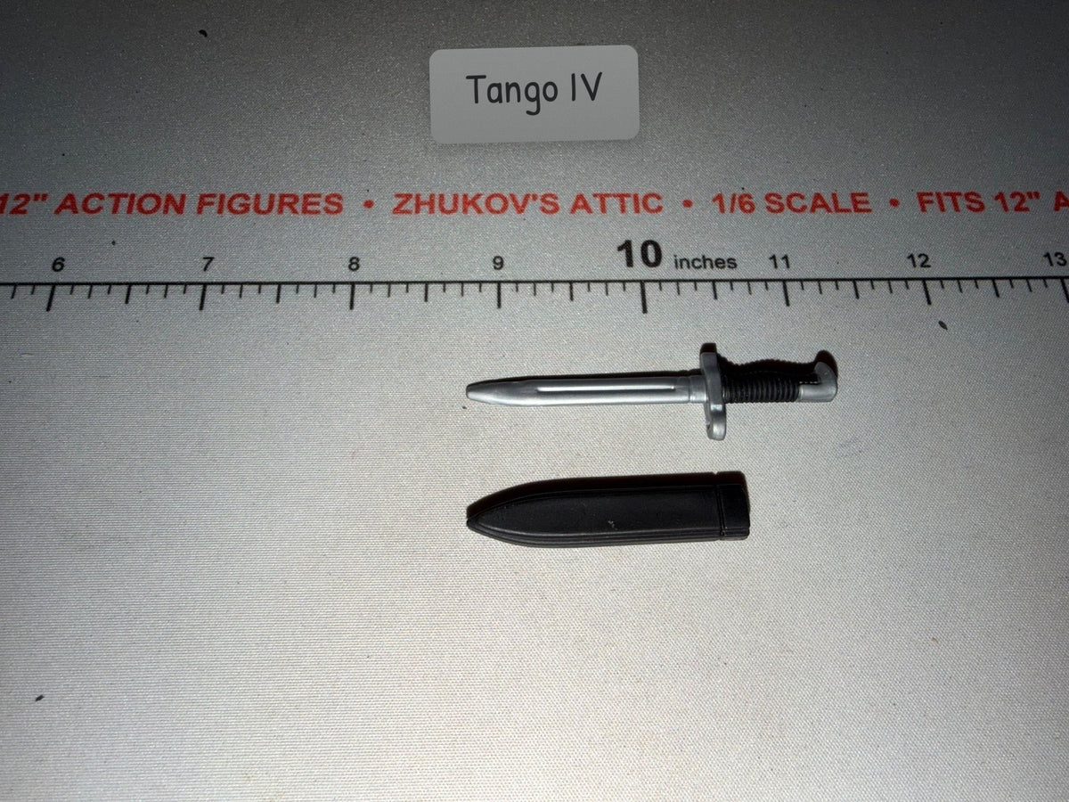 1/6 Scale WWII US Bayonet with Scabbard - GI Joe