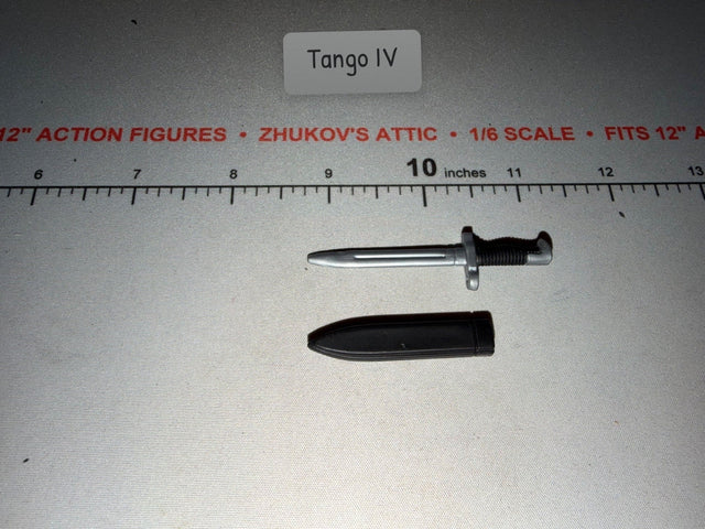 1/6 Scale WWII US Bayonet with Scabbard - GI Joe