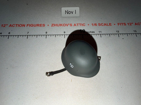 1/6 Scale WWII German Helmet with Chin Strap - Dragon