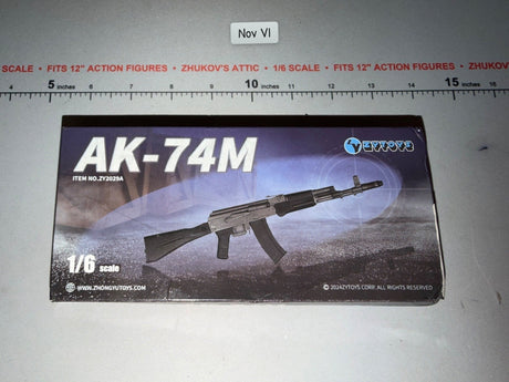 1/6 Scale Modern Era Russian AK-74M Assault Rifle - ZY Toys