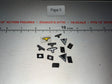 1/6 Scale WWII German Waffen Insignia Patch and Rank Badge Set