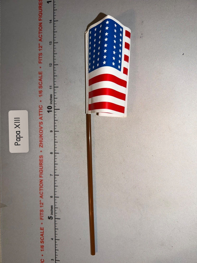 1/6 Scale US 48Star Flag with Pole - GI Joe
