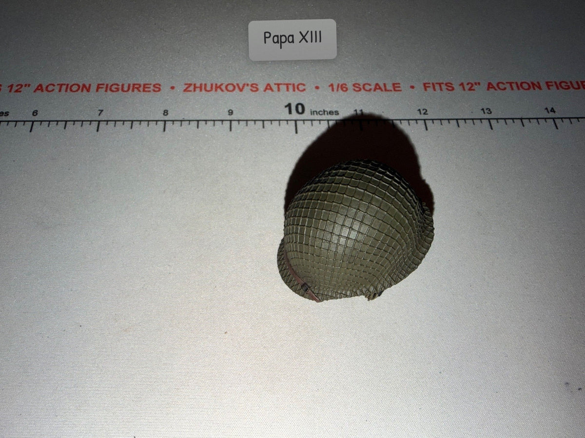 1/6 Scale WWII US Helmet with Net Cover - Ultimate Soldier
