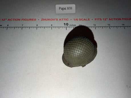 1/6 Scale WWII US Helmet with Net Cover - Ultimate Soldier