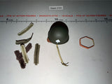 1/6 Scale WWII US Army M1 Helmet with Netting and Liner Set