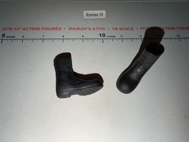 1/6 Scale Modern Era Black Snow Boots - GI Joe