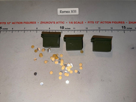 1/6 Scale Modern era Containers and Coins