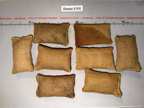 1/6 Scale Sandbag Lot - Diorama Item