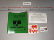 1/6 Scale Vintage GI Joe Action Marine Manual with Insignia Decals - GI Joe