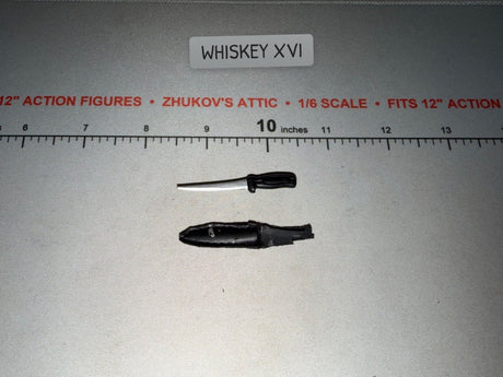 1/6 Scale Modern Era Knife with Sheath