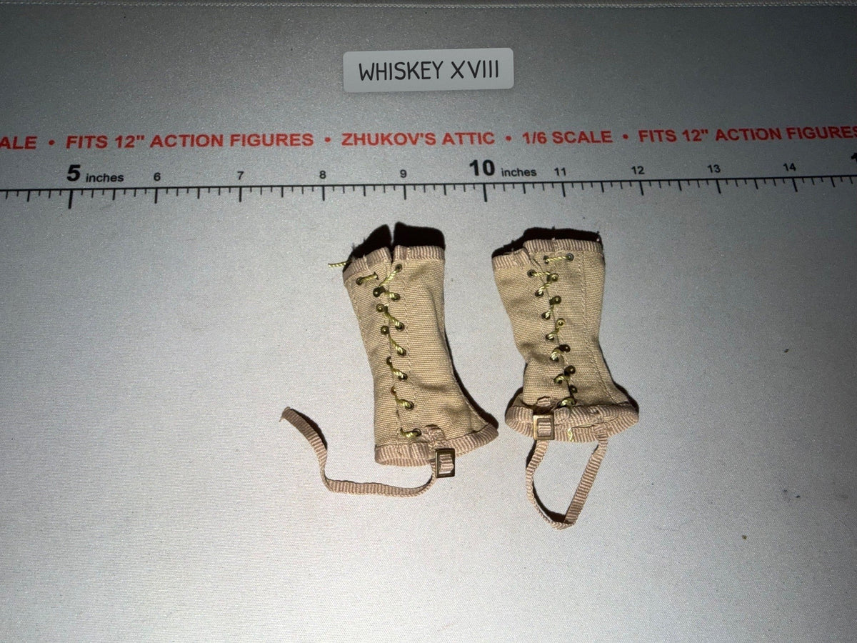 1/6 Scale WWII US Marine USMC Boot Gaiters