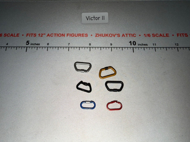 1/6 Scale Modern Carabiners Set
