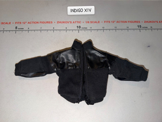 1/6 Scale Modern Era Black Zip-Up Bomber Jacket
