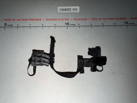 1/6 Scale Modern Era Holster Rig with Pistol and Ammunition Pouches