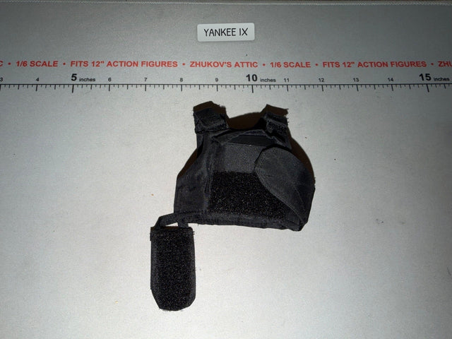 1/6 Scale Modern Era Black Tactical Body Armor Vest