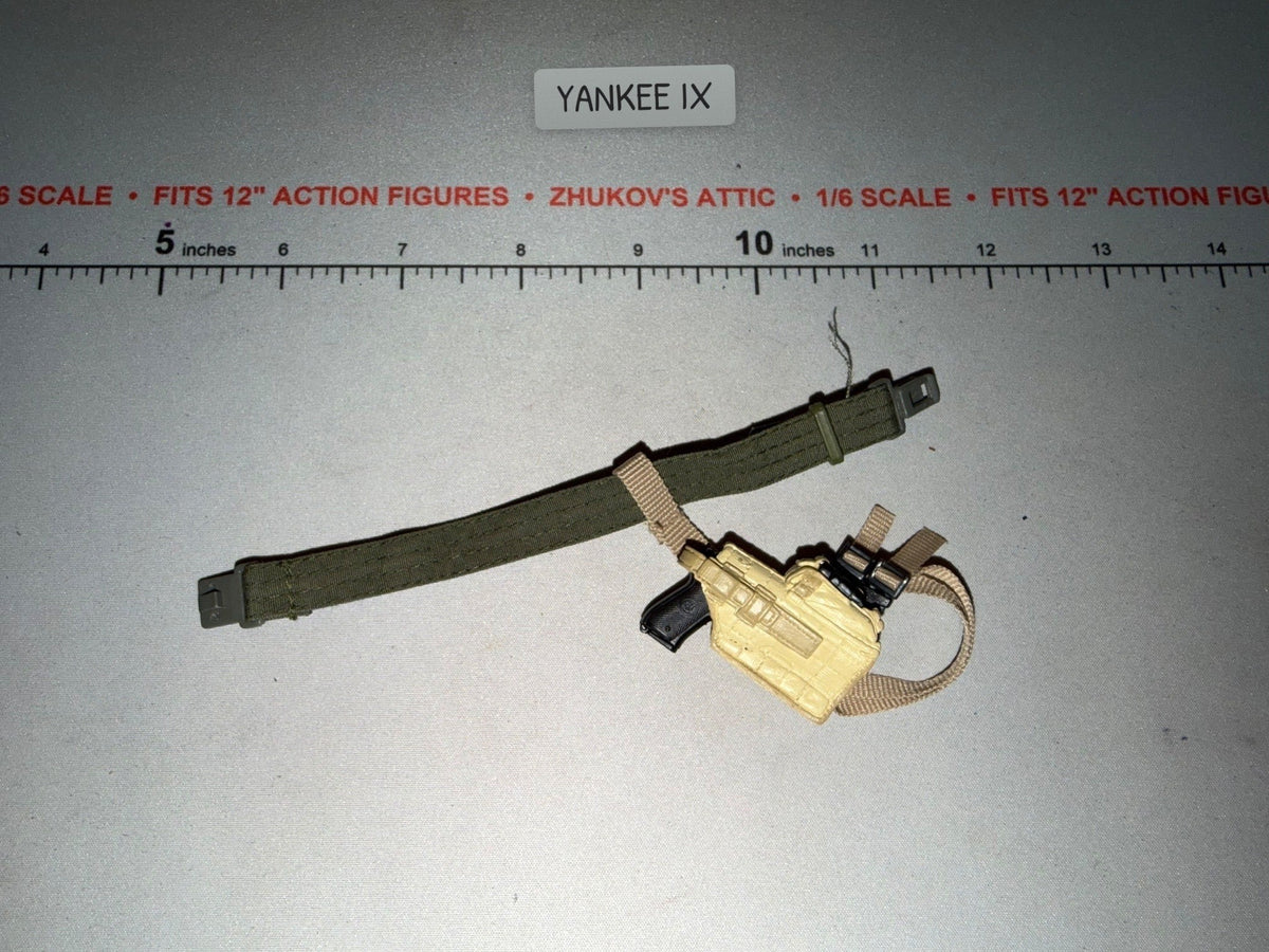 1/6 Scale Modern Era Tactical Drop Leg Holster Rig with Pistol