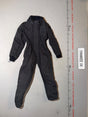 1/6 Scale Modern Era Black Overall Jumpsuit Flight Suit