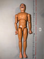 1/6 Scale Nude Male Action Figure Basic Body with Mustache Head Sculpt - Dragon
