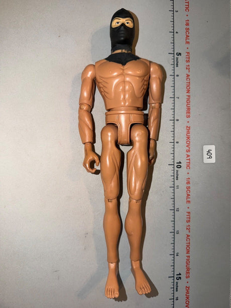 1/6 Scale Nude Male Action Figure Basic Body with Ninja Mask - Ultimate Soldier