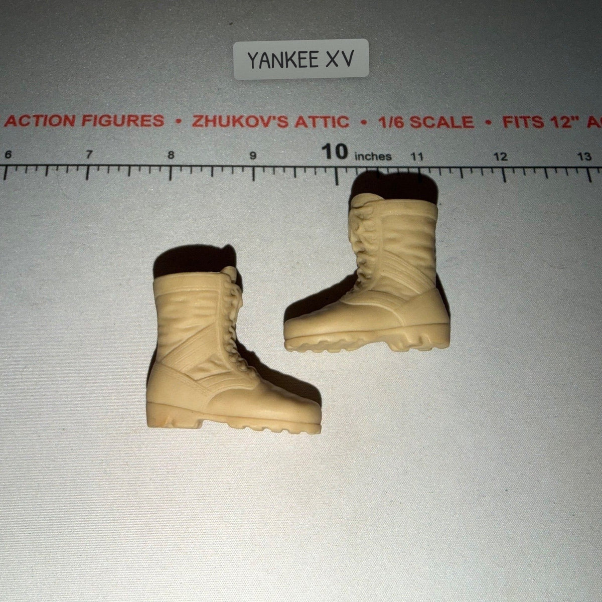 1/6 Scale Modern Era Desert Tan Combat Boots - Ultimate Soldier ...