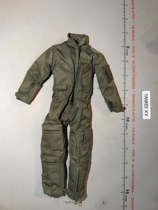1/6 Scale Modern Era Pilot Coveralls Flight Suit