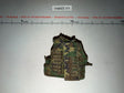 1/6 Scale Modern Era Woodland Camo Plate Carrier Vest - BBI
