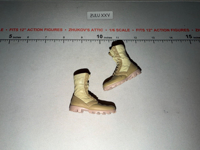 1/6 Scale Modern Era US Military Desert Combat Boots - BBI