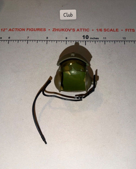 1/6 Scale Modern Era Pilot Helicopter Helmet