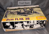 1/6 Scale WWII German 2cm Flak 38 Antiaircraft Gun Model Kit - Dragon