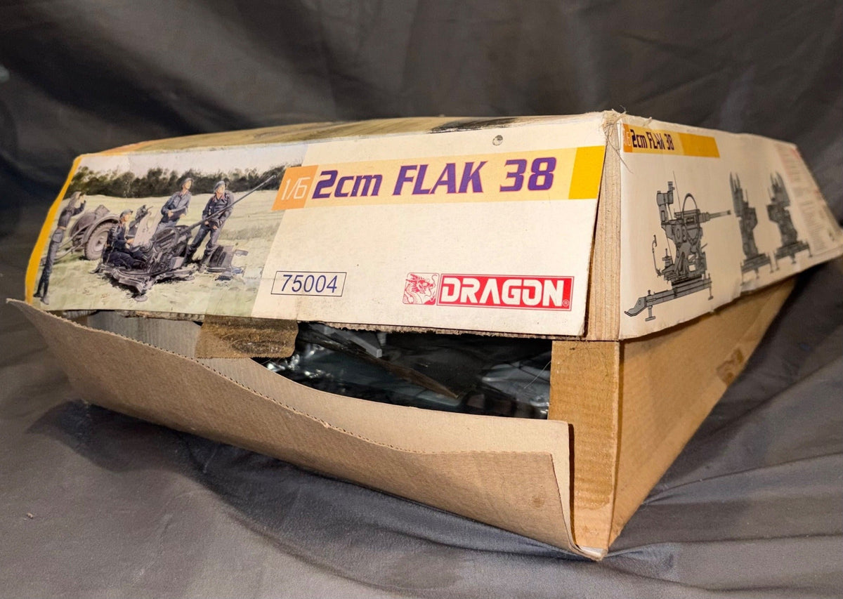 1/6 Scale WWII German 2cm Flak 38 Antiaircraft Gun Model Kit - Dragon