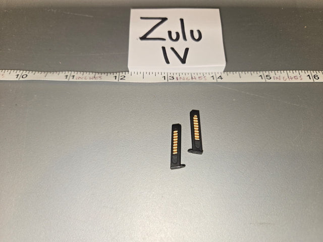 1/6 Scale Modern Era Pistol Magazine Lot