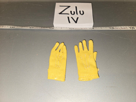 1/6 Scale Western WWII US Yellow Gloves Pair