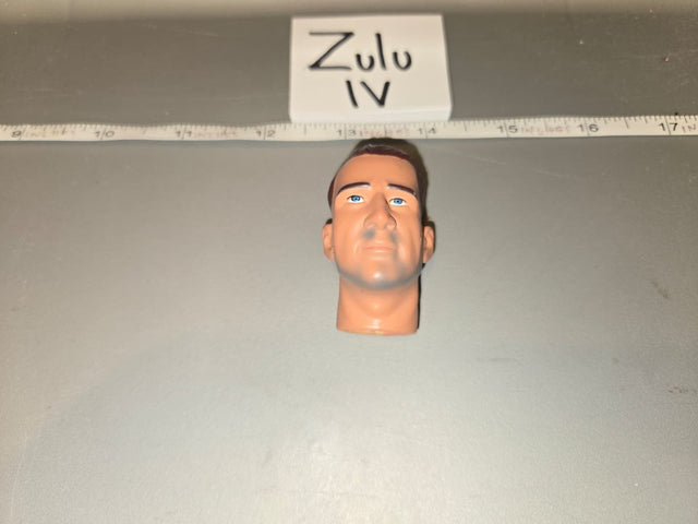 1/6 Scale Male Head Sculpt with Brown Hair - Dragon
