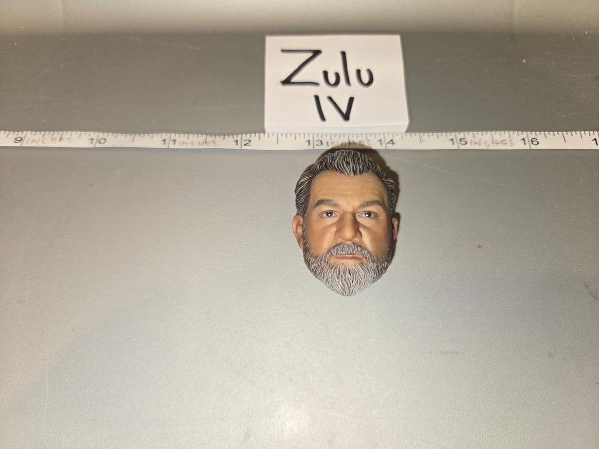 1/6 Scale Modern Era Bearded Male Head Sculpt
