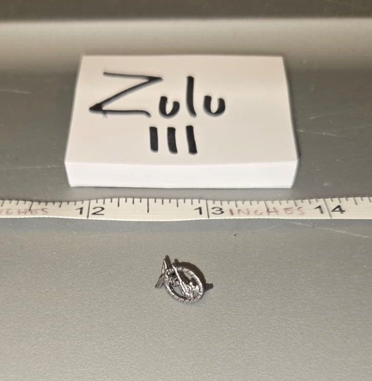 1/6 Scale WWII German Luftwaffe Anti-aircraft Badge