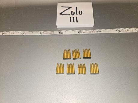 1/6 Scale WWII German Rifle Ammunition Stripper Clips Set