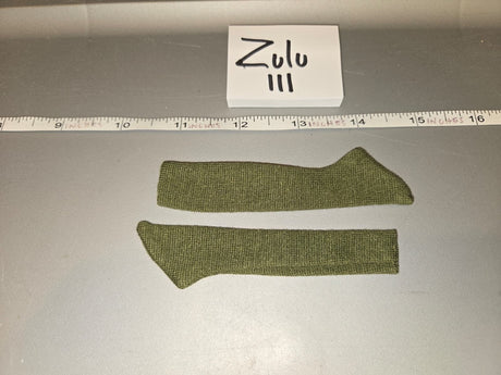 1/6 Scale WWII US Army Green Socks