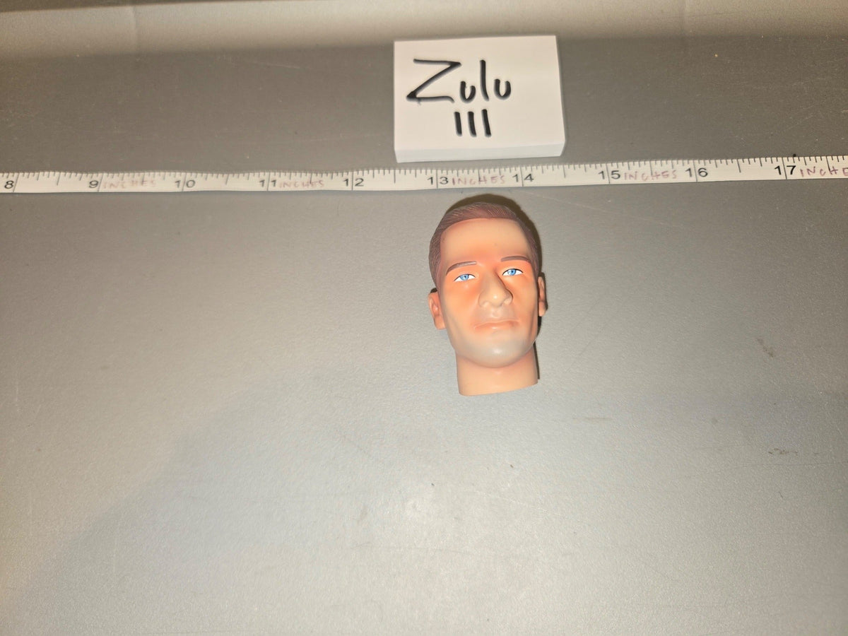 1/6 Scale Male Head Sculpt with Brown Hair - Dragon