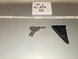 1/6 Scale WWII German Luger P08 Pistol and Holster