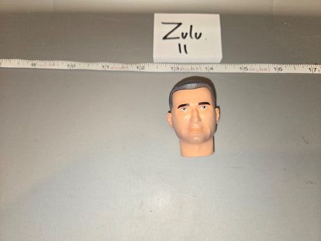 1/6 Scale Male Head Sculpt with Dark Hair - Dragon