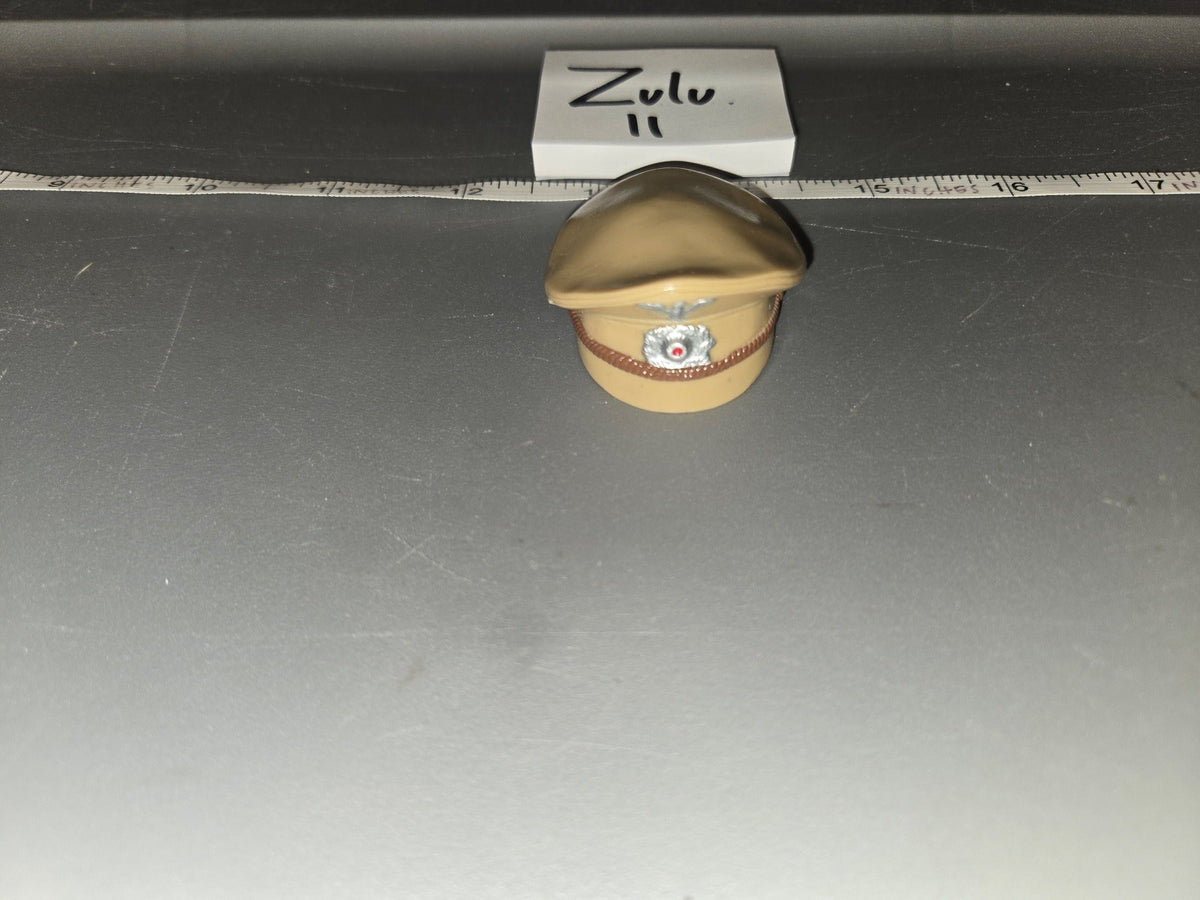 1/6 Scale WWII German Afrika Korps Officer Visor Cap