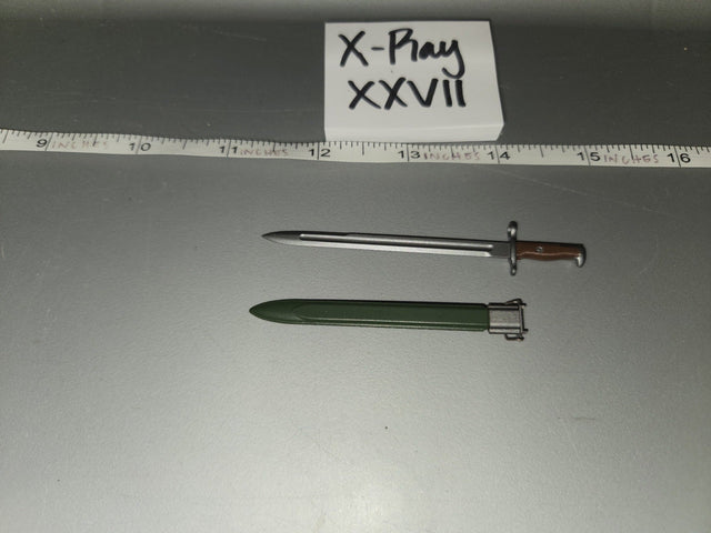 1/6 Scale WWII US Bayonet and Scabbard